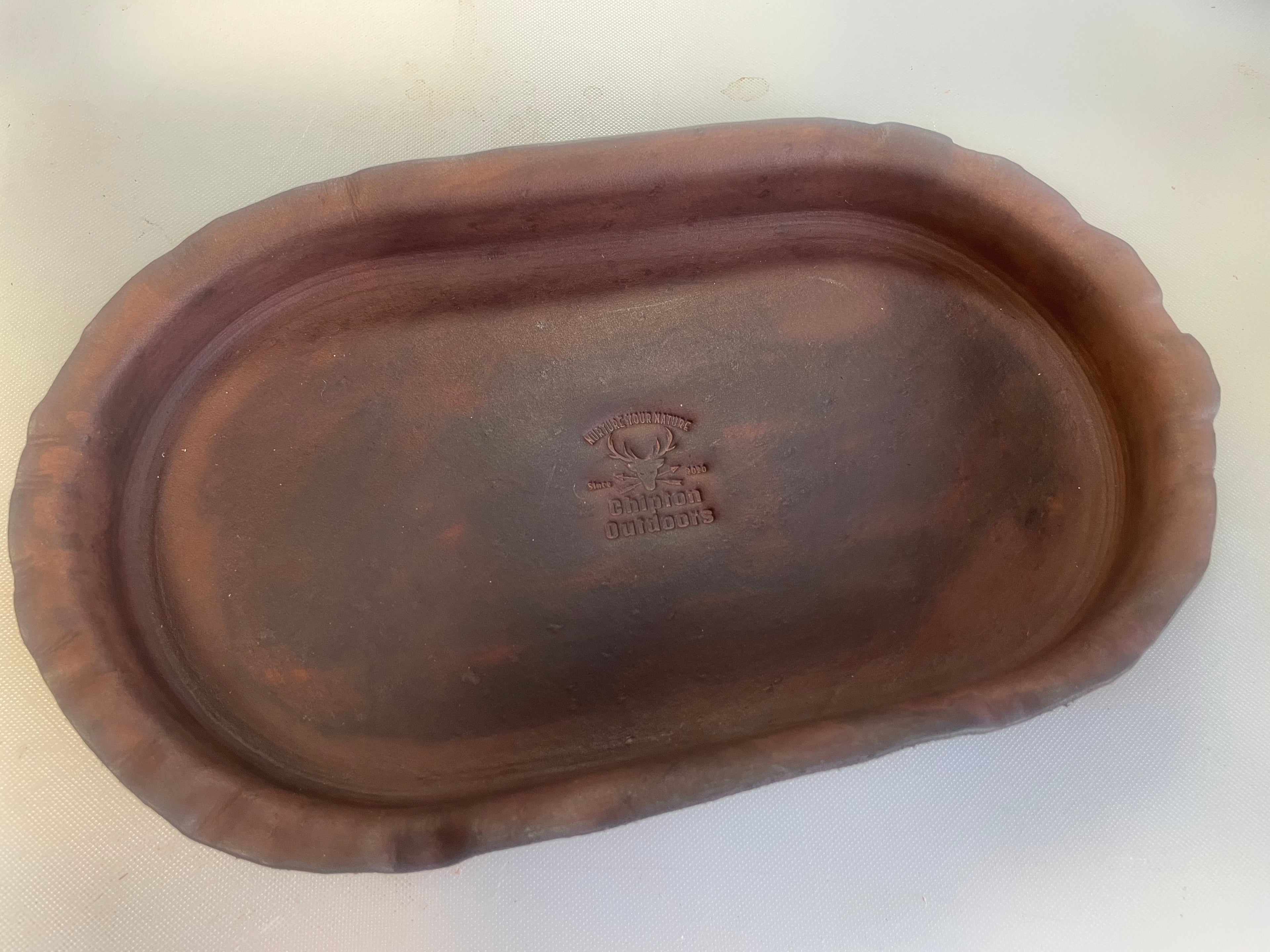 Hand made leather valet - Dark Brown